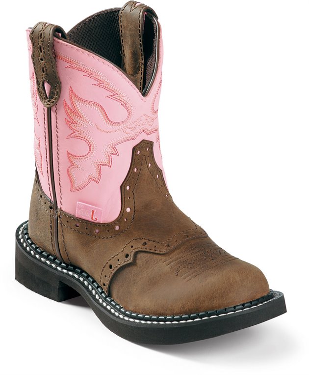 Justin pink outlet boots